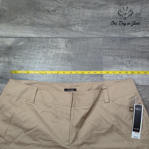 Rafaella Plus Size Flat Front Pants Size 18W - Picture 3 of 6